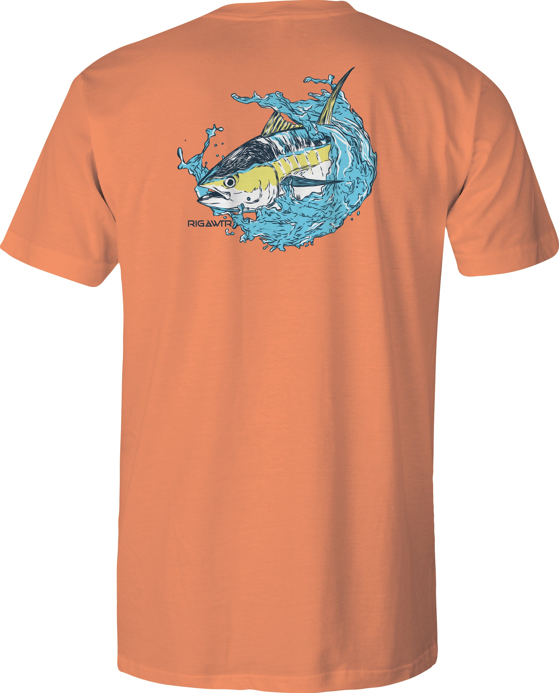 Short Sleeve UV50 Performance RWP Splash Tuna - Melon